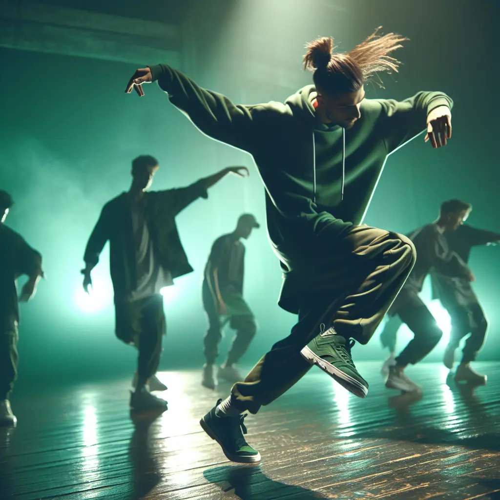 Group of hip hop dancers